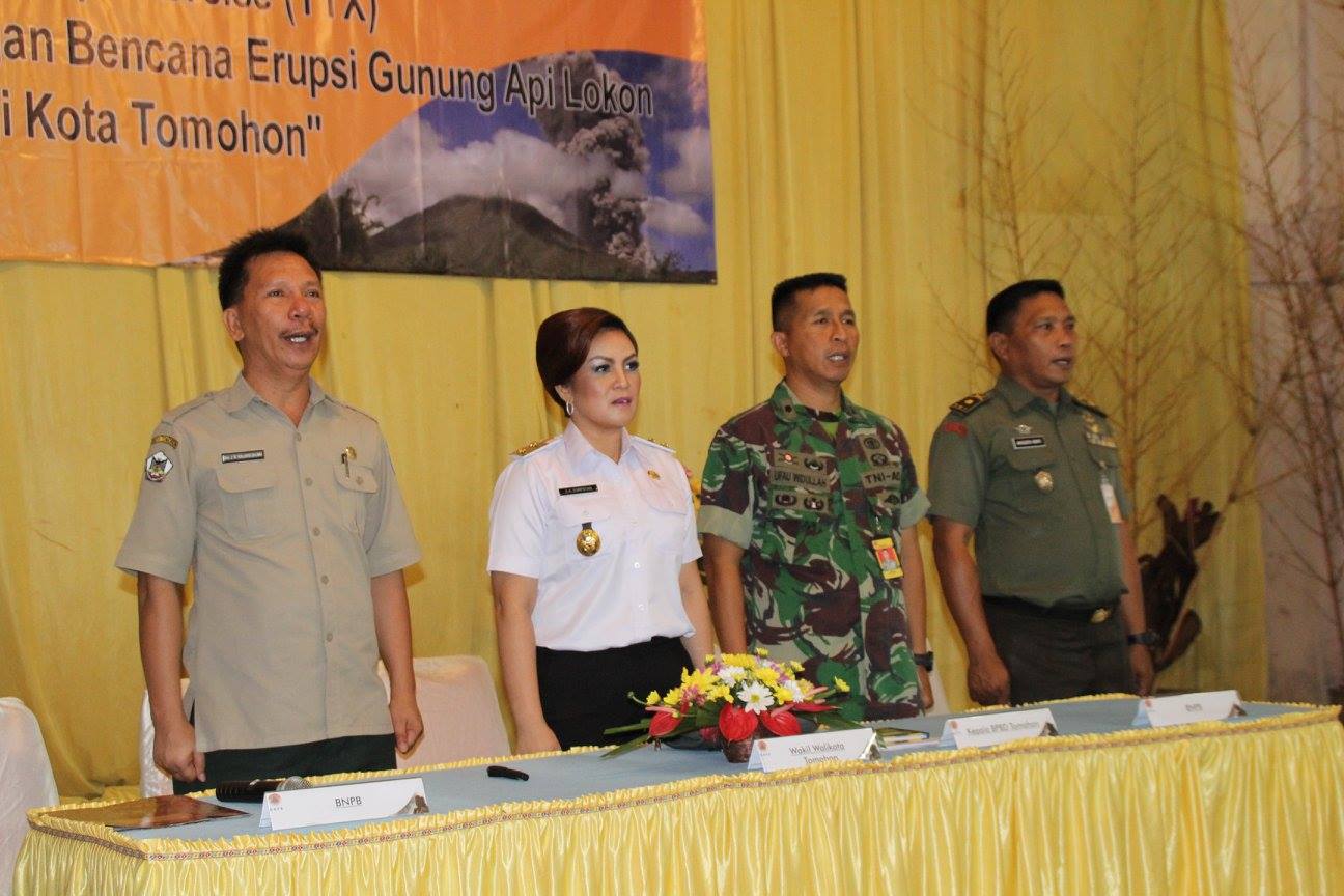 Pemkot dan BNPB Gelar TTX Simulasi Bencana Gunung Api